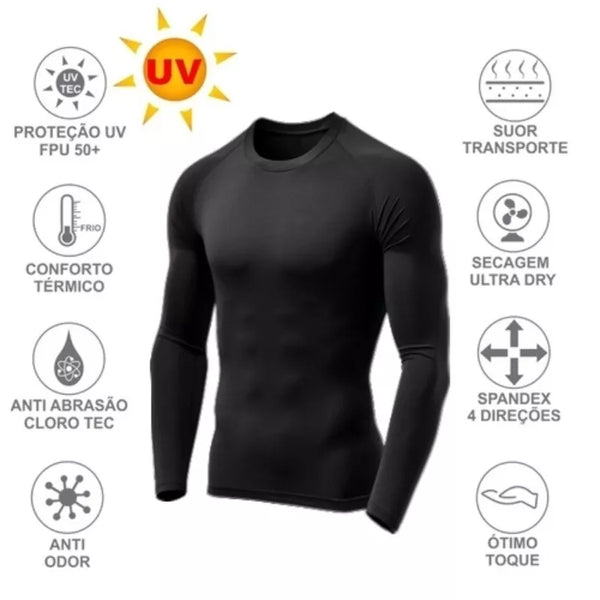 Camiseta Unissex Proteção Solar UV 50+